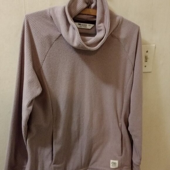 Outdoor Research Sz M light purple patterned fleece - Picture 5 of 5
